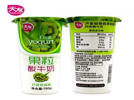 天友蘆薈+獼猴桃酸奶（160g）