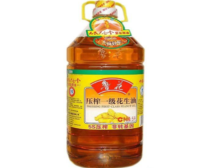 魯花5S壓榨一級花生油5L