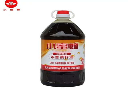 小蜜蜂濃香型菜籽油 5L