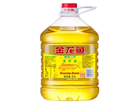 金龍魚精煉一級菜籽油5L