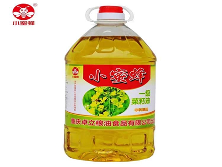 小蜜蜂一級菜籽油5L