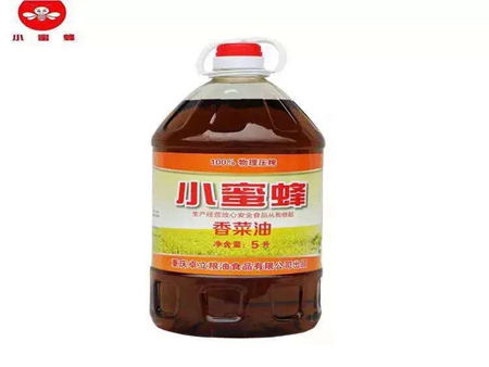 小蜜蜂清香型香菜油5L